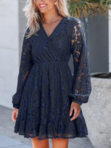 Robe à manches longues dissimulant les bras avec chic floral - 4
