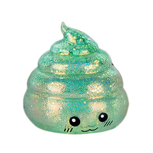 Jouets Squishy Anti Stress- Cadeau Invite Anniversaire Enfant Forme de Caca Squishy Jouet Idéal pour Soulager Le Stress et Se Détendre (F)