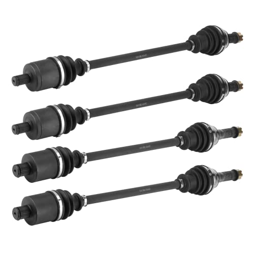Youxmoto 2 Front+2 Rear CV Axle Fit for Polaris RZR XP 4 900 2012 2013 2014; RZR XP 900 (LE EFI/EPS) 2011-2014; 4340 Chromoly Steel CV Axle Drive Half Shaft, Left+Right Full Set