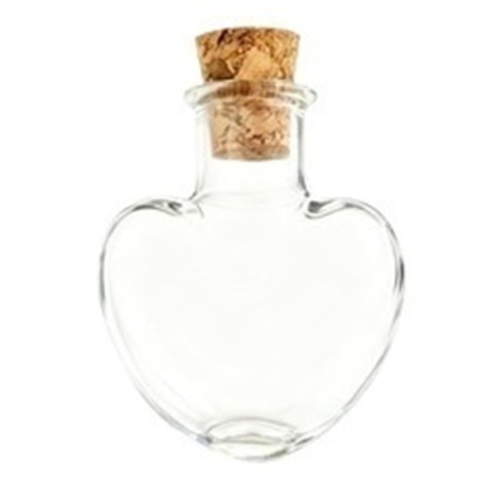 GOCENJIU Small Storage Vial 10pcs Transparent Small Borosilicate Glass Bottles with Cork, Decoration Drift Bottle Mini Empty Jars