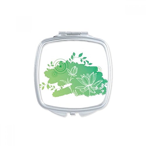 Miroir portable mignon cadeau multicolore motif grenouille - 2