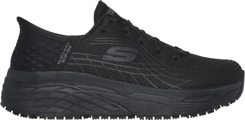 Image of Skechers Women's Max Cushioning Elite Eltra | Work, Slip-ins, Slip Resistant, Electrical Hazard, Air-Cooled Memory Foam, Heel Pillow, Bungee
