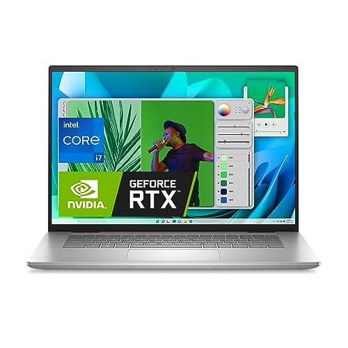 Dell INSPIRON 16 Plus 7630 Ordenador Portátil de de 16' 2.5K+(Intel Core i7-13700H, 16GB RAM, 1TB SSD, NVIDIA GeForce RTX 4060, Windows 11 Home) Plata - Teclado QWERTY español,