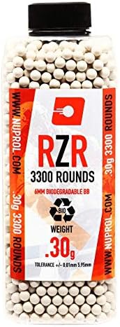 Nuprol Airsoft RZR 3300 Round Bio BB's Pellets 30 g