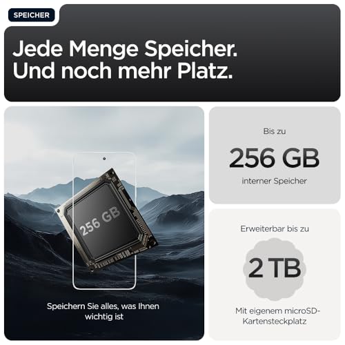 Motorola Moto g56 5G Smartphone (6,72“-FHD+-Display, 50-MP-Kamera mit Moto-AI, 8/256 GB, 5100 mAh, Android 15) Pantone Black Oyster, inkl. Schutzcover