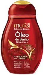 Sabonete Líquido Óleo De Banho Rosa Mosqueta Com Cólageno 230ml.