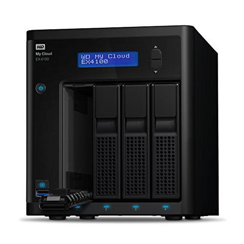 Image of WD 56TB My Cloud EX4100 Expert Series 4-Bay Network Attached Storage - NAS - WDBWZE0560KBK-NESN