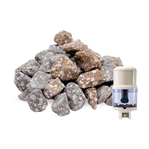 Copper Ion Mineral Stones Replacement 13564 for Nikken Aqua Pour Gravity Water Filter System 1360, Helps Remineralize Water for Pimag Alkaline Dispenser, Drinking Filter for Countertop (Formerly 1386)