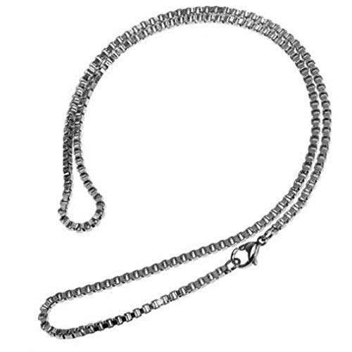 Preisvergleich Produktbild Attraktive Edelstahl-Halskette Venezianerkette, 3 mm Halskette