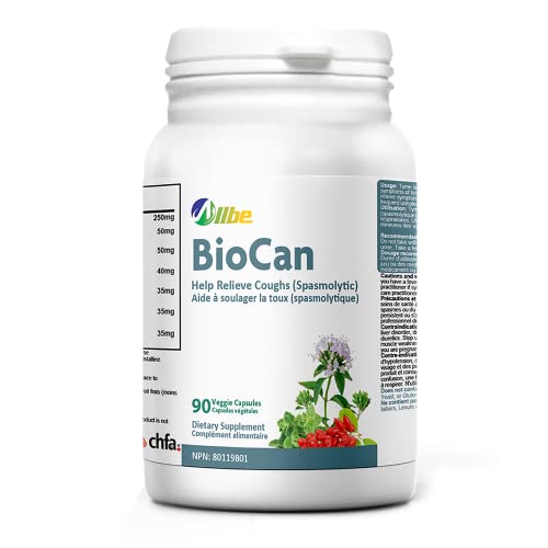 ALLBE BioCan Capsules, 250mg Berberine with Cinnamon, Elderberry and Thyme Extract Supplement