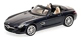 Vorbildjahr: 2011 Minichamps 100039031 - Mercedes-Benz SLS-Class - AMG Roadster, Maßstab: 1:18, metallic blau