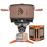 Jetboil TrailCook 2.0L Camping and Backpacking Stove Cooking System with Adjustable Heat Control, New for 2026, Tan