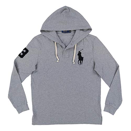Amazon.com: Ralph Lauren Mens Big Pony Mesh Knit Hooded Tee