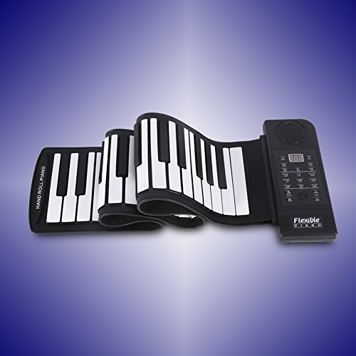 Portable 61 touches enroulent en silicone souple Flexible clavier de musique numérique électronique Piano nouveau pour… - Les Beatles, Paul McCartney, John Lennon, RIngo Starr, George Harrison Portable 61 touches enroulent en silicone souple Flexible clavier de musique numérique électronique Piano nouveau pour… – Image 4