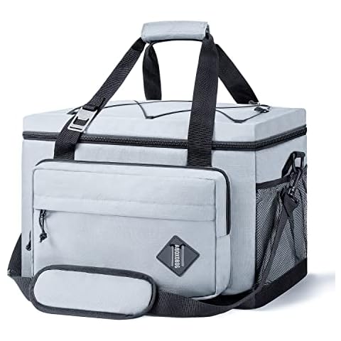 Soft Cooler Bag 48-Can Insulated Soft Cooler Large Collapsible Cooler Bag 35L Lunch Coolers for Picnic, Beach, Work, Trip Cover
