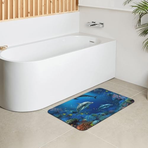 Tapis de bain antidérapant en pierre contre le sol mouillé - 6