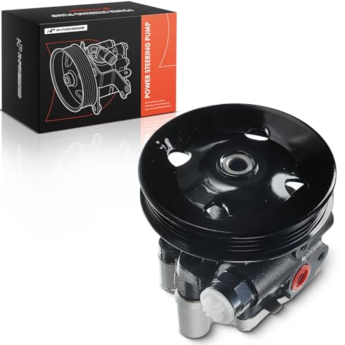 A-Premium Power Steering Pump, with Pulley, Compatible with Toyota Sienna 2004 2005 2006, 3.3L Gas, Replace # AA1215362