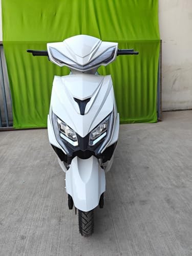 Image of Ultrabikes Roar Electric Scooter | 60V 45Ah Lithium Ion Battery | 1000 Watt Motor | 50 KMPH Top Speed | 3 Speed Modes | Fast Charger | Powerful Controller (White)