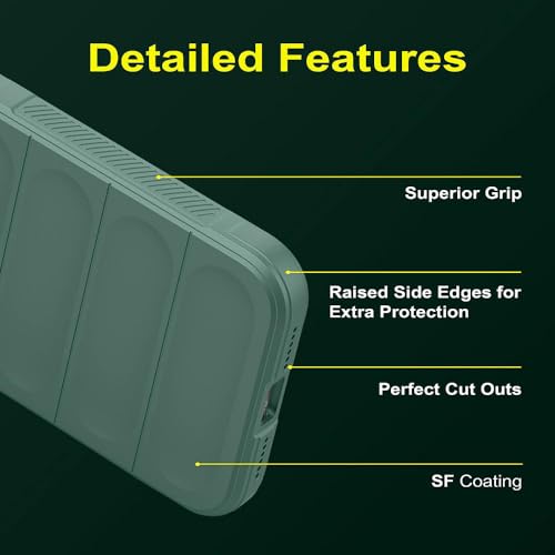 Image of amazon basics Mobile Cover for Realme Narzo 60 5G | Full Camera Protection | Liquid Silicon Case | Flexible Bumper Case for Realme Narzo 60 5G (Green)