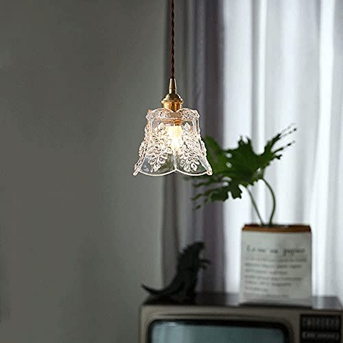 Lámpara colgante minimalista de cristal labrado con alta transmisión de luz 6