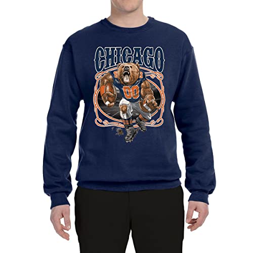 Wild Bobby Chicago Fan | CHI Hometown City Fantasy Football Sports Crewneck Sweatshirt3