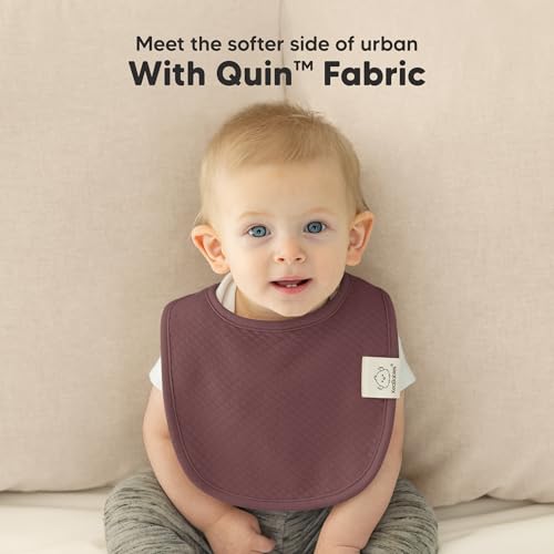 Image of KeaBabies 8-Pack Baby Bibs for Drooling and Teething, Soft (Moor) | Organic Quilted Cotton Cloth Drool Bibs for Baby Girl, Boy, Toddler, Newborn, Infant, Soft & Super Absorbent