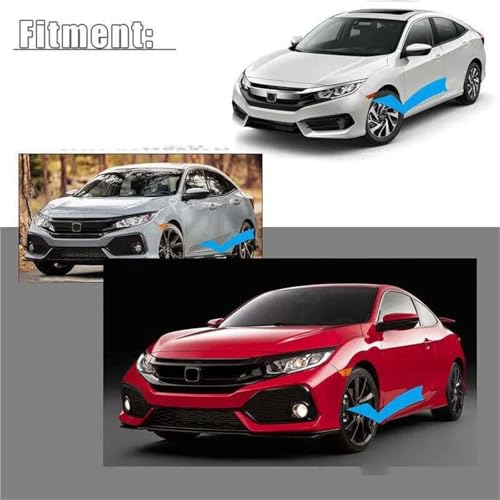 Coque rétroviseur Civic 100% compatible Civic 10 pour masquer rayures boîtier - 2