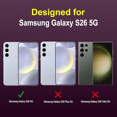 Image of Zapcase Back Case Cover for Samsung Galaxy S26 5G | Compatible for Samsung Galaxy S26 5G Back Cover | Liquid Silicon Magic Case with Camera Protection | Lavender