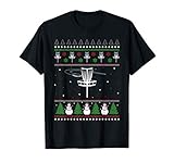 Disc Golf Ugly Christmas Sweater Pajama Gifts For Men Women T-Shirt