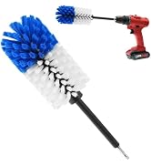 Wheel Brush, Soft Drill Wheel Cleaner Brush, Drill Brush for Car Wheel, No Scratches Highly Dense...