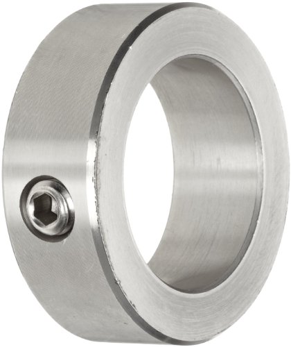 Climax Metal CRC-050-S Shaft Collar, One Piece, Set Screw Style, 316 Stainless Steel, 1/2
