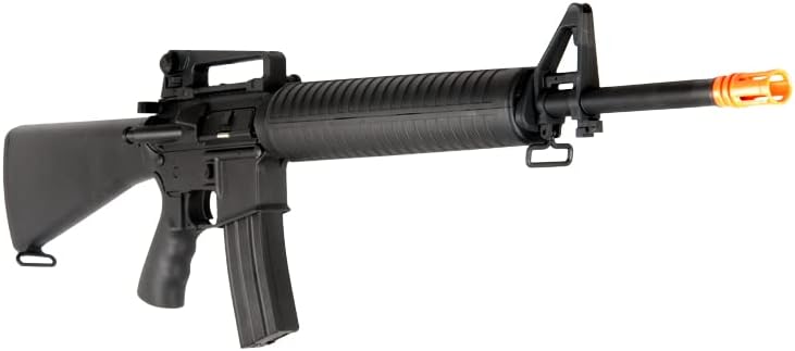 Airsoft Full Length M16A3 AEG Rifle w/Full Metal Gearbox (Color: Black)-A&K