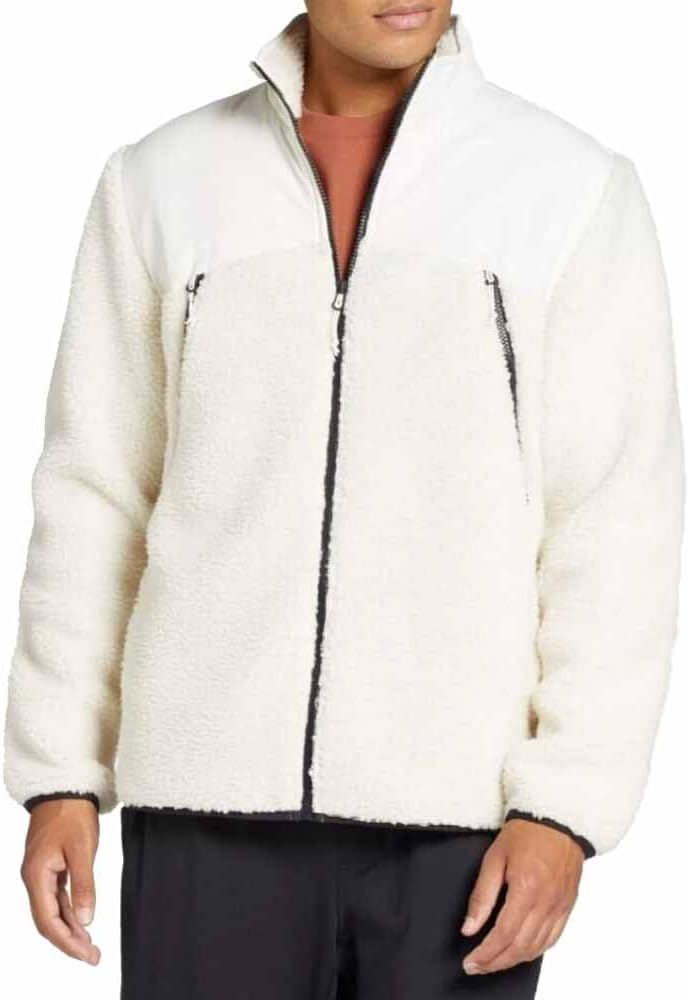 Alpine Design Men's Full Zip Mix Media Sherpa Jacket - (US, Alpha