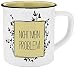 Produktbild Tasse Nicht mein Problem Emaille-Optik 400ml