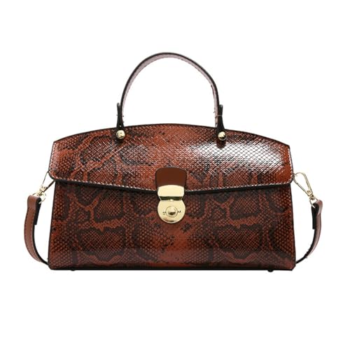 Bolso de mano retro para mujer con diseño de serpiente IAMUHI miniatura 1
