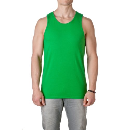 Next Level Apparel mens Next Level Premium Jersey Tank(3633)-KELLY GREEN-XL