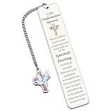 Confirmation Sponsor Gifts for Women Men, Christian Catholic Confirmation Sponsor Gifts Bookmark, Thank You Bookmark Gift for Sponsors Godfather Godmother, Sponsors Appreciation Gift from Candidate