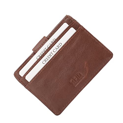 Image of MAESTRA Metal Unisex Travel Accessory- Travel Wallet(Syrup Brown)
