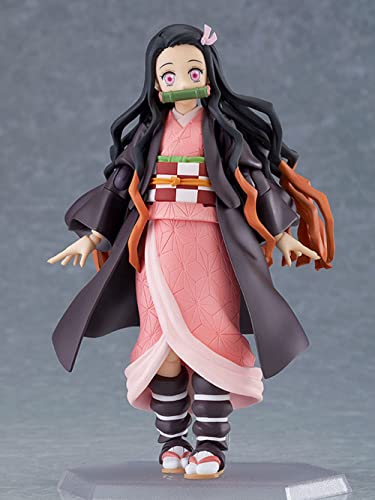 BAILONGMA Actionfigur Demon Slayer Kamado Nezuko Figma Face Change Movable DX-508 Anime Figur Modell PVC Exquisite Statue/SammlerstüCke/Dekoration Ornamente/Weihnachtsgeburtstagsgeschenke Cover