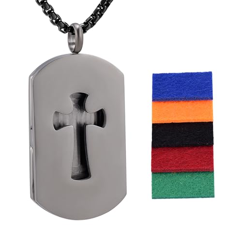 Collar difusor aromático eléctrico aroma cruz acero inox