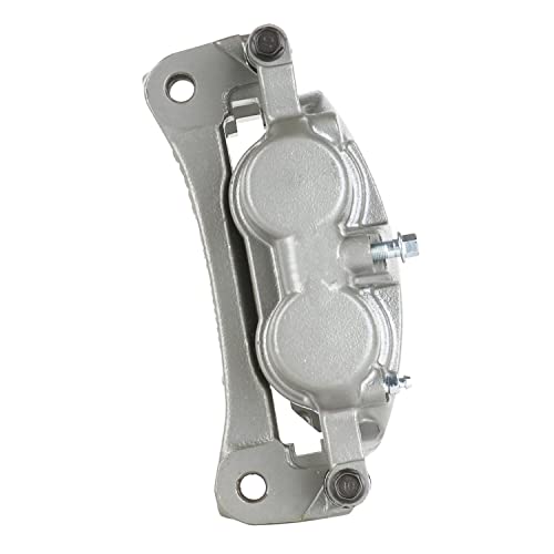 Image of Detroit Axle - Rear Left Brake Caliper with Bracket Replacement for 2009 | 2010-2016 2017 2018 Dodge Ram 2500 Ram 3500