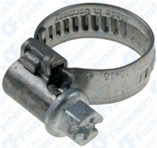 10 European Style Hose Clamps 3/8"-5/8" 10mm-16mm Range