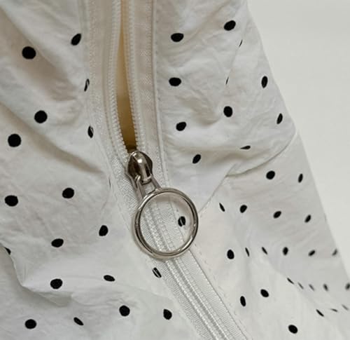 Bolsa Hobo de lunares para mujer miniatura 5