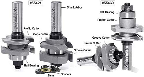 Amana Tool - Carbide Tipped 1/4 Kerf Groove Cutter For Reversible Stile & Rail 55354