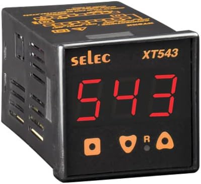 3-Digit 48x48mm Multifunction Programmable Timer, Selec XT543-N