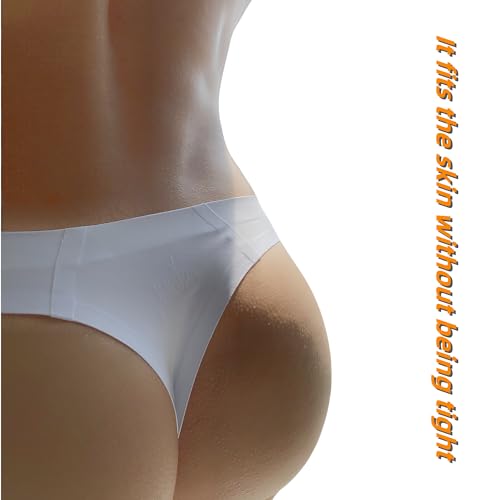 mens thong underwear gay sexy for bottom men Ice silk breathable cool Low-rise briefs G-string2