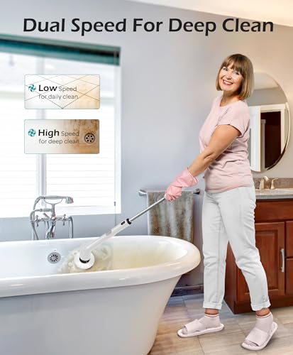 LyriFine-Electric-Spin-Scrubber-2024-New-Full-Body-IPX7-Waterproof-Bathroom-Cleaner-Brush-Shower-Scrubber-with-Long-Handle-2-Speed-Heads-Replacement-Cleaning-Supplies-for-Tub-Shower-Tile-Floor 41q8DQRFI2L