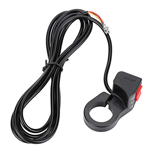 Alaaner Interruptor basculante universal de três velocidades montado no guidão para bicicleta elétri