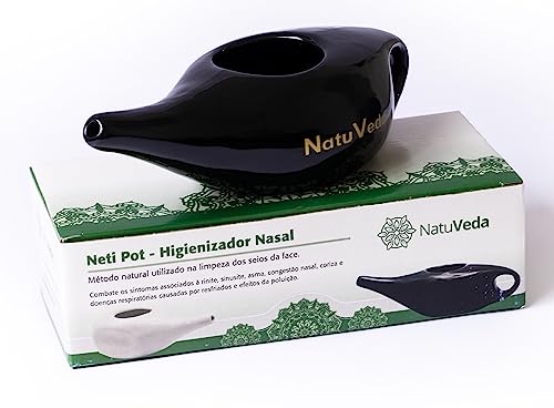 Higienizador Nasal Jalaneti Ducha Lavador Nariz Neti pot Combate Congestão Nasal Sinusite Rinite (Pr