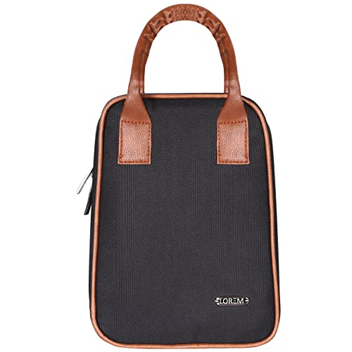 Image of LOREM Blue Color Picnic,Travel, Lunch, Tiffin, Storage Bag Leakproof Hot /Cold for Girls Boys Men Women Unisex, Office, College & School